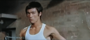 功夫巨星李小龙的双节棍