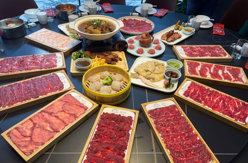 很有特色的潮汕牛肉火锅