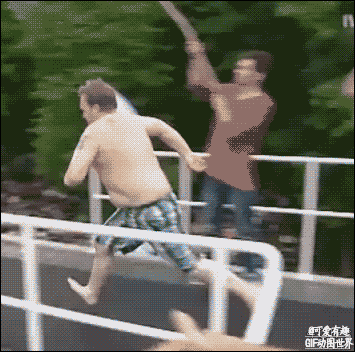 胖子跳水也很勇敢