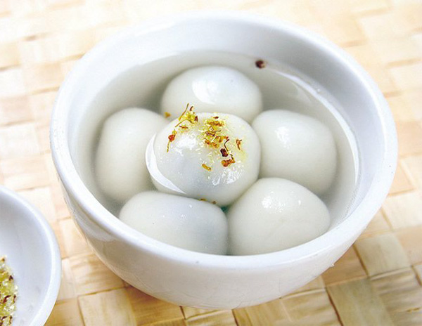 又白又细腻的汤圆