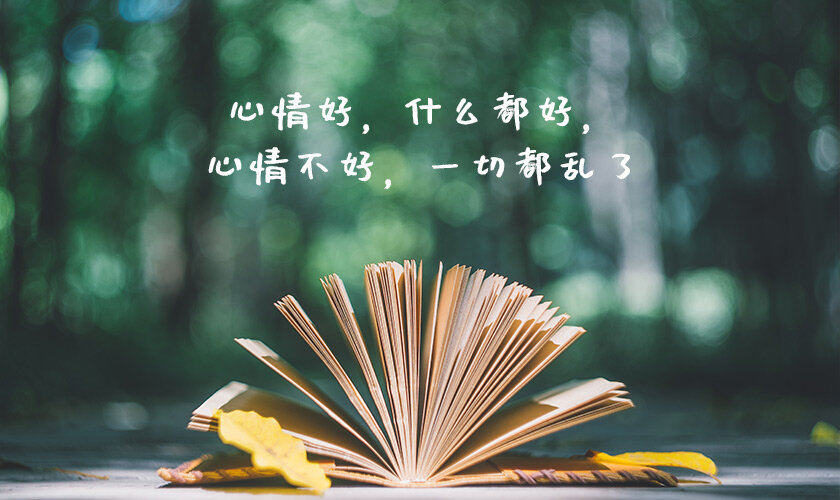 心情好什么都好，心情不好，一切都乱了